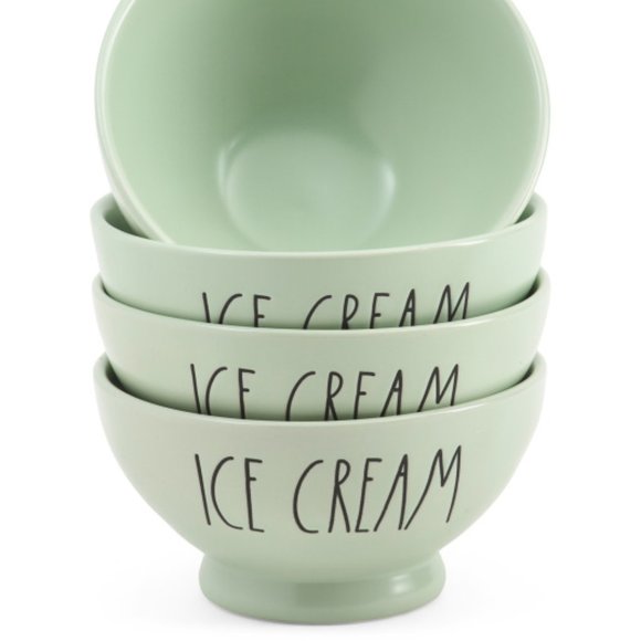 New Rae Dunn ice cream bowls - mint green - Picture 2 of 2